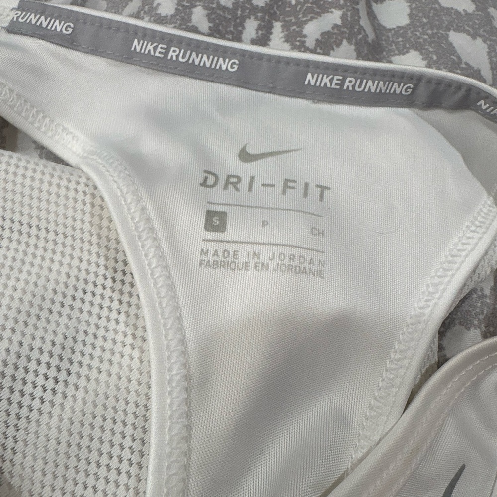 Nike Dri-FIT White Running Tank - Picture 3 of 4